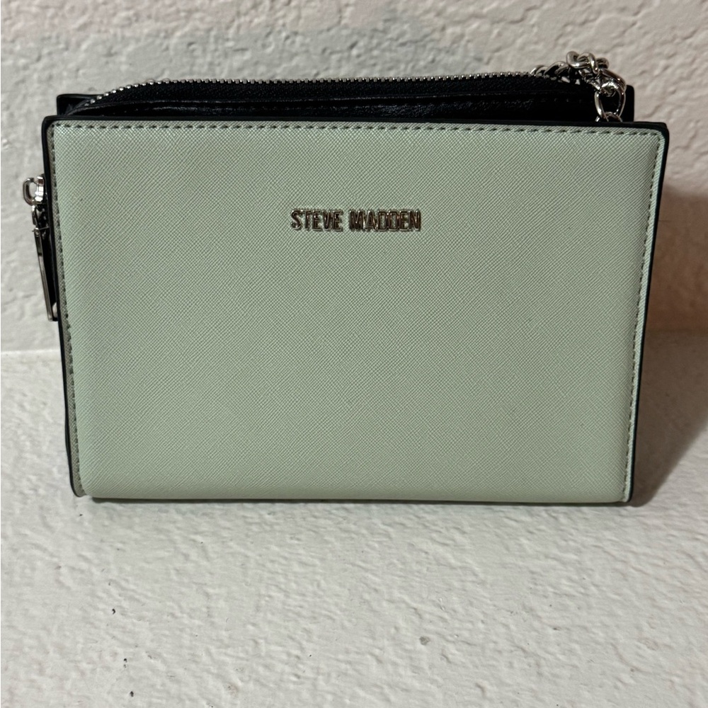 Steve Madden Mint Green Crossbody Bag Like New Condition - Picture 3 of 9